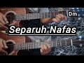 Dewa 19 - Separuh Nafas | Gitar Cover + Drum ( Instrumen ) Lirik Chord
