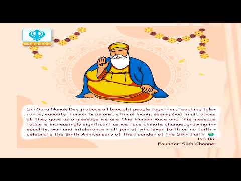 Sri Guru Naamdev Ji's Prakash Purab wishes from Mr Davinder Singh Bal, Founder Sikh Channel
