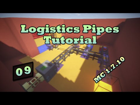 Logistics Pipes Tutorial - #9 - Liquid Sending/Receiving