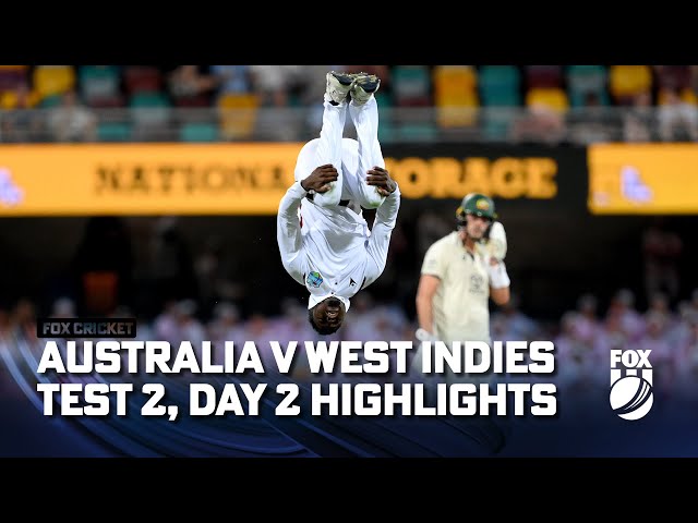 Australia v West Indies – Second Test, Day 2 Highlights I 26/01/24 I Fox Cricket