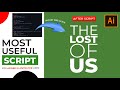 How To Download Install And Use A Script In Adobe Illustrator Textblock Script Textblock