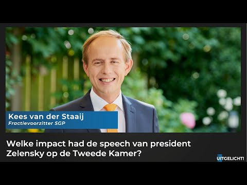 Uitgelicht! 01 april 2022 - Kees van der Staaij over speech Zelensky in Tweede Kamer