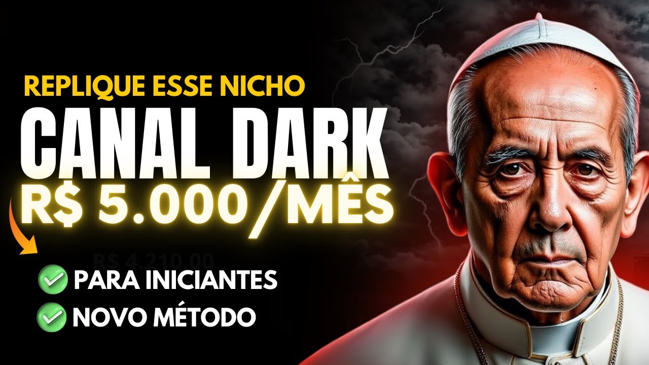 O Método Infalível Para FAZER R$5.000 POR MÊS COM CANAL DARK!