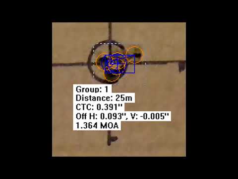 JSB Exact Jumbo Heavy 18.13 gr, Hatsan BT65 with regulator at 130 bar