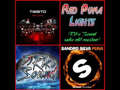 Tiesto vs Sandro Silva - Red Puna Lights (Riko Sound radio edit mashup)