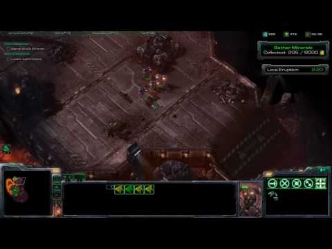 StarCraft 2 Lava Level: Redstone The Devil's Playground (Part 1 of 3)