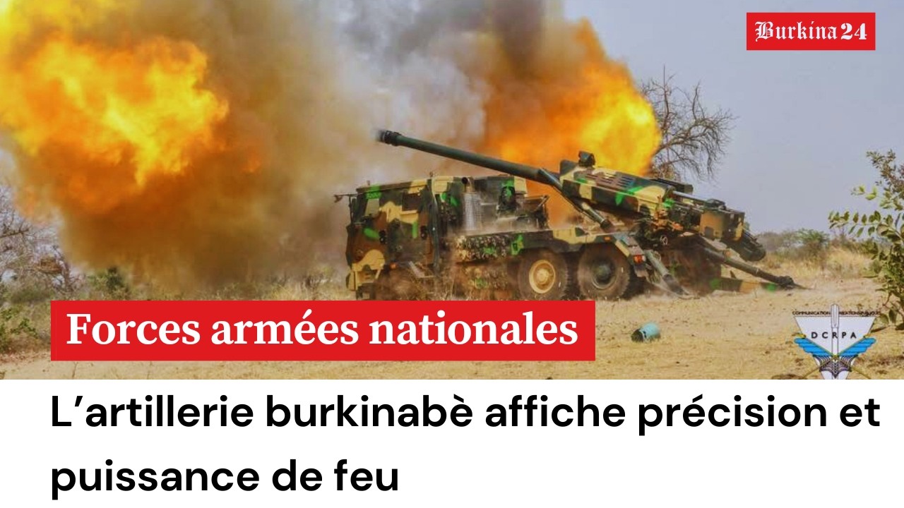 Forces armées nationales : L’artillerie burkinabè affiche précision et puissance de feu