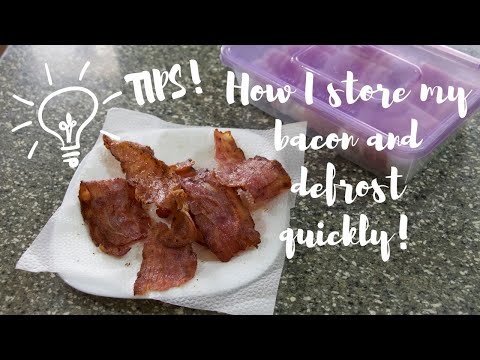🔔TIPS! HOW I STORE MY BACON & DEFROST WITHOUT A MICROWAVE! | ClairolsCooks Ep. 7🔔