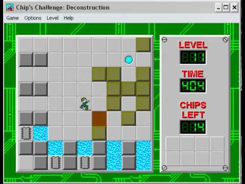 Let's Play Chip's Challenge Level Pack 2 - 04 pt I - Burning bridges
