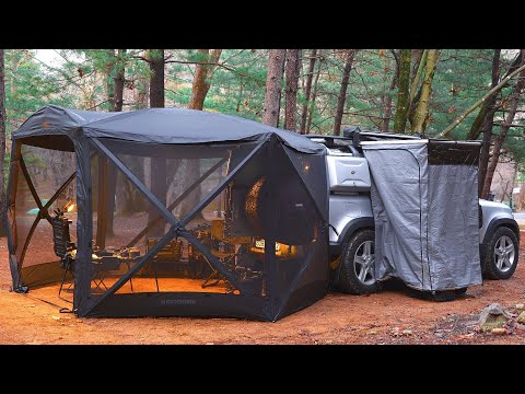 👽All About Next Level Hi-tech Gear Camping | Land Rover NEW DEFENDER
