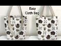 How To Make A Tote Bag With Lining Perfect Tote Bag Sewing Tutorial Cloth Bag Making DIY Bag
