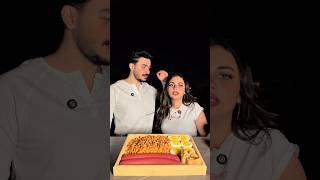 حجر ورقه مقص مع علي الاكل كان لزيز جداًاًاً😋