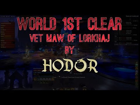 World 1st veteran Maw of Lorkhaj Clear!! -  Elder Scrolls Online