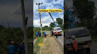 Download lagu PERBAIKAN TIANG LISTRIK MIRING mp3