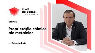 Proprietati chimice ale metalelor.