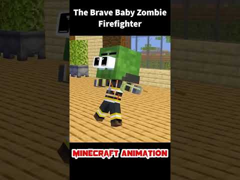 Sad Story Of Zombie Baby Family - Monster School Minecraft Animation #shorts