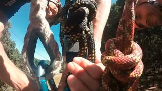 Noelle Ziplining! 8/21/16 Spark Hope Adventure Day Beverly, MA