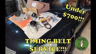Timing Belt Replacement with Water Pump, Tensioner Pulleys and Serpentine Belt - 2002 Lexus SC430!!!