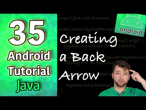 Android App Development Tutorial 35 Creating a Back Arrow with parentActivityName | Java