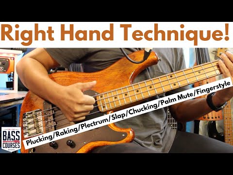 Bass Guitar Right Hand Technique Tutorial