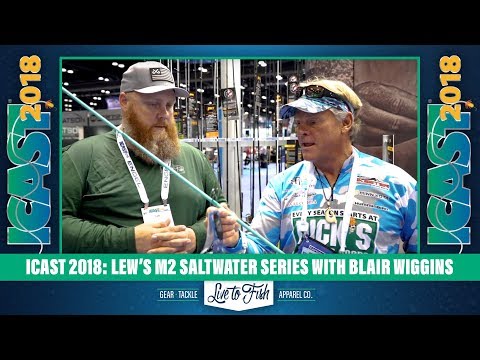 Blair Wiggins with the Lew's M2 Saltwater Series ICAST 2018