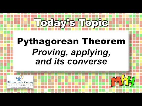 Math Homework Hotline 10-4-18 the Pythagorean Theorem