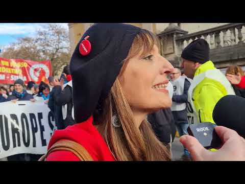 Manifestazione metalmeccanici a Siena: Miniero Cgil Siena