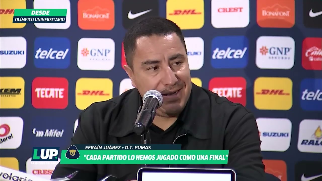 Pumas MX | Efraín Juárez pide disculpas por sus señas y palabras en el juego ante Cruz Azul