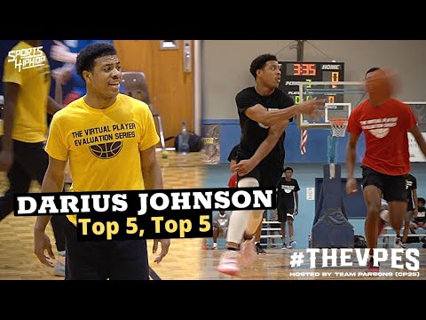 DARIUS JOHNSON Full Highlights From "The VPES" In FLORIDA! | TOP 5 PG IN THE NATION!!