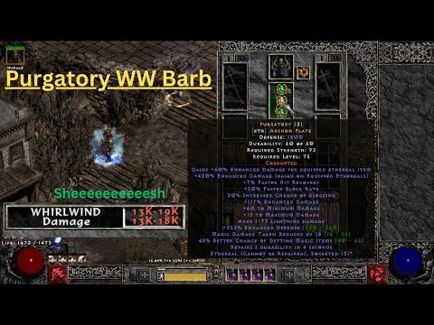 PD2 JuxtAGuides - Purgatory WW Barb Guide & Showcase!