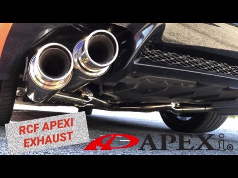 Lexus RCF RC F Apexi N1X Evolution Extreme Resonated Catback Exhaust Installed and First Start