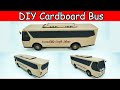 How To Make Cardboard Toy Bus DIY Cardboard Bus How To Make Cardboard Toys Diy Craft Art
