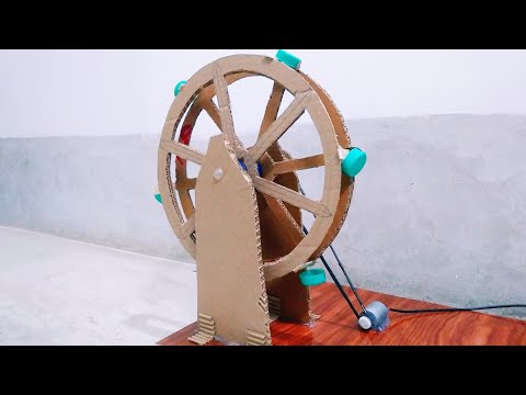 How to Make a Merry Go Round from Cardboard || SkBag Creation