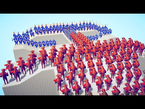 BULL ARMY 100x 🐂 vs 👑 100x EVERY TEAM BATTLE / Totally Accurate Battle Simulator ( TABS )