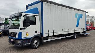 Camion rideaux coulissants MAN TGL 12.250 4x2 Daycab Euro6 - 12T - Sliding tarpaulin 7.7m + Tai | Image 4 - Autoline