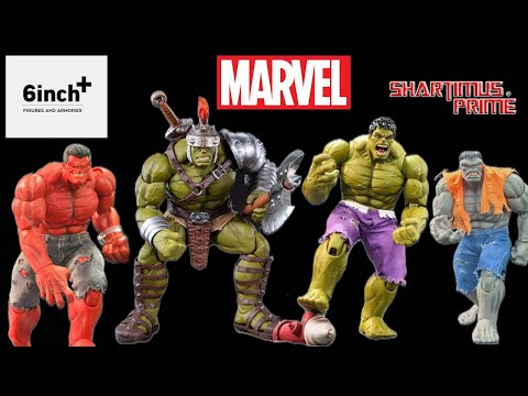 Marvel Hulks & More! 6 Inch+  1:12 Scale Action Figure Reveals at Wonder Festival Shanghai 2025