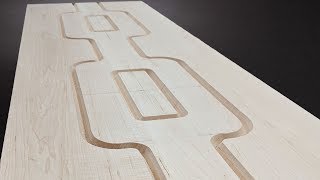 Building a Bookcase With an Art Deco Pattern Carved In The Side