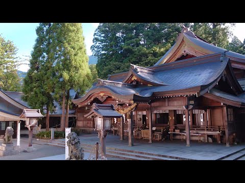白山比咩神社 - 4Kドローン映像