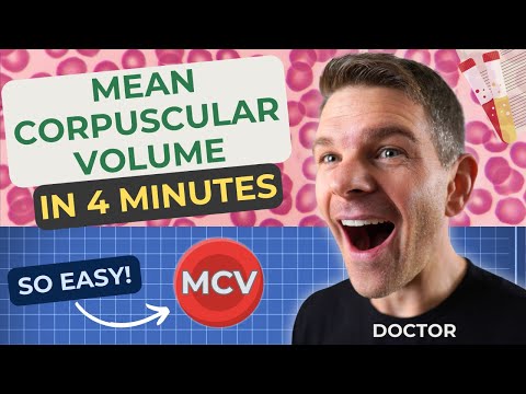 Mean Corpuscular Volume (MCV) Explained by a DOCTOR in 4 Minutes!