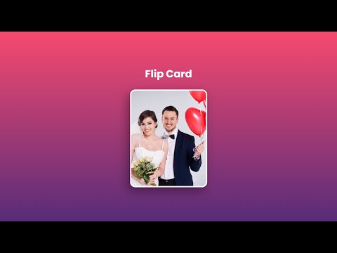 HTML CSS Flip Card with Responsive | Flip Card Responsive @raselcoder