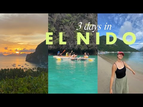 VLOG: 3 days in EL NIDO | an emerald island in the Philippines with lagoons, limestones, and reefs 🐠