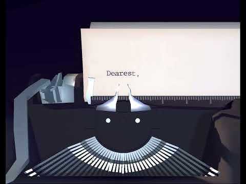 Trying out the typewriter simulator with a love letter...