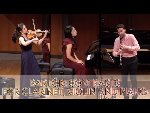 Béla Bartók - Contrasts (1938) for Violin, Clarinet and Piano