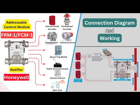 Notifier (Honeywell) FRM-1 / FCM-1 Addressable Control & Relay Module | Wiring Diagram & Working