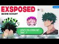 Bnha Mha Text Mina Exposes Deku S Second Instagram Account Exposed Again