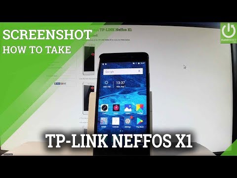TP-LINK Neffos X1 TAKE SCREENSHOT / CAPTURE SCREEN