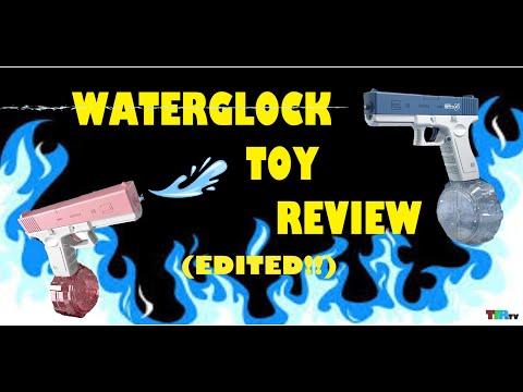 Water Glock Electric Water Gun Review, Father and Son Toy Review (ReEdited)