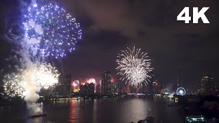 【4K】バンコクカウントダウン花火 Bangkok New Year Firework 2020