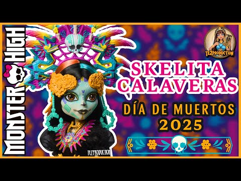 Кукла Monster High Skullector Скелита Калаверас Dia De Muertos (JDR63) - фото 1 - id-p2824059767