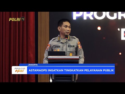 ASTAMAOPS KAPOLRI BERI PEMBEKALAN KEPADA MAHASISWA STIK LEMDIKLAT POLRI